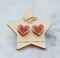 Heart Stud Earrings