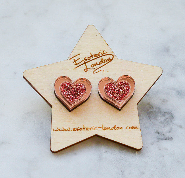 Heart Stud Earrings