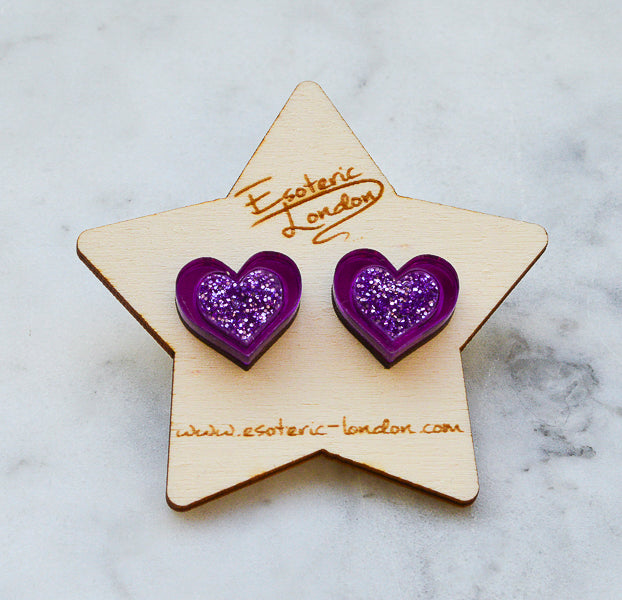 Heart Stud Earrings