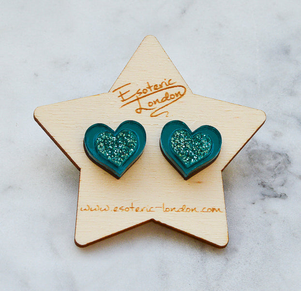 Heart Stud Earrings