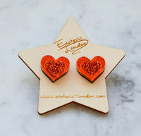 Heart Stud Earrings