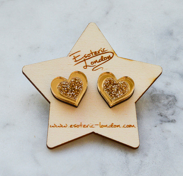 Heart Stud Earrings