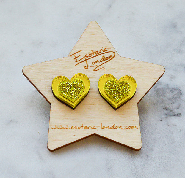 Heart Stud Earrings