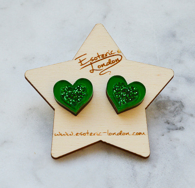 Heart Stud Earrings