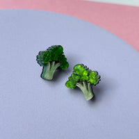 Broccoli Stud Earrings