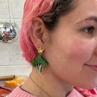 Broccoli Dangle Earrings