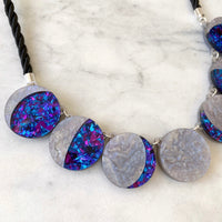 Moon Phase Statement Necklace