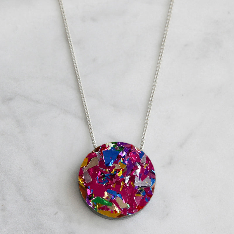 Colour Pop Confetti Dot Necklace