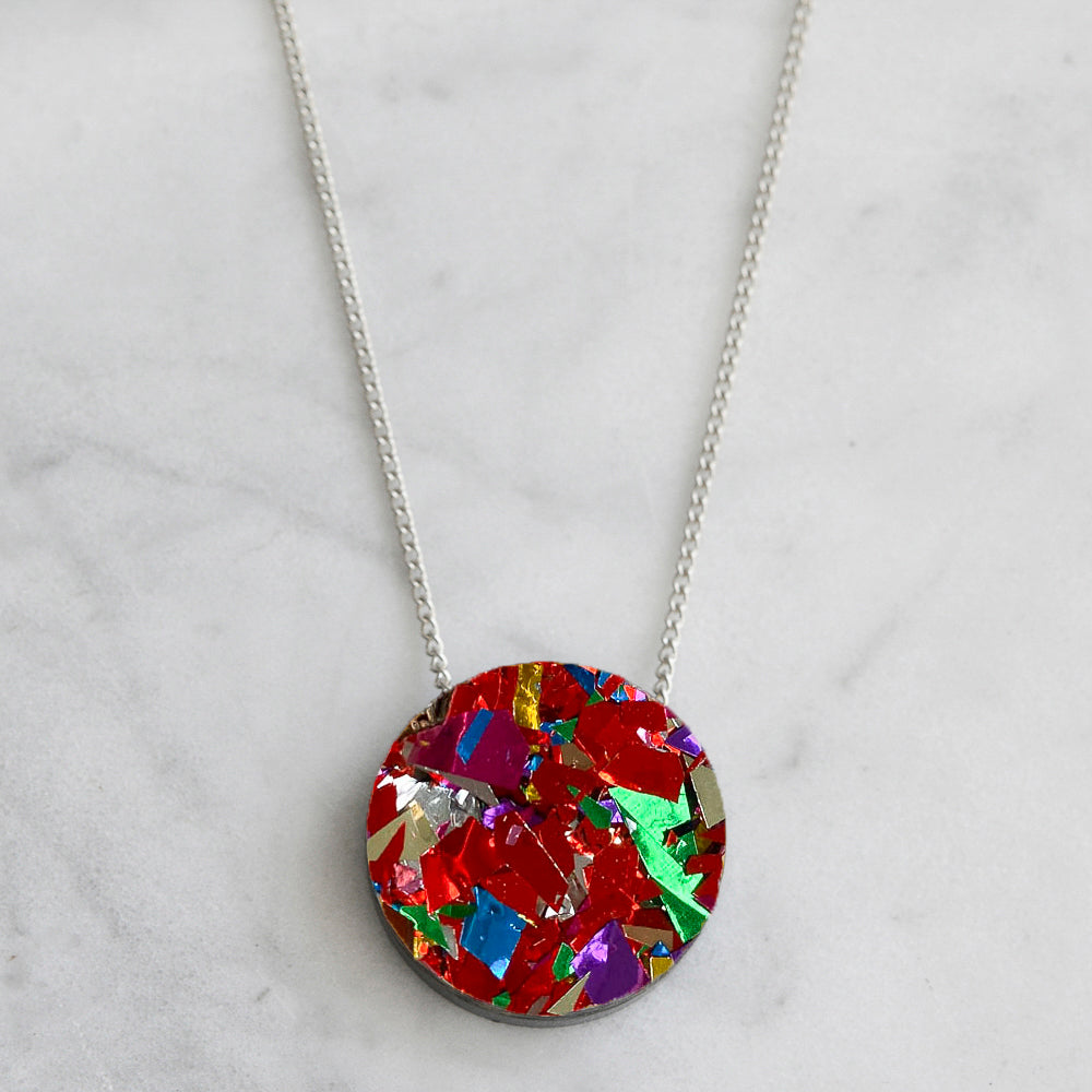 Colour Pop Confetti Dot Necklace