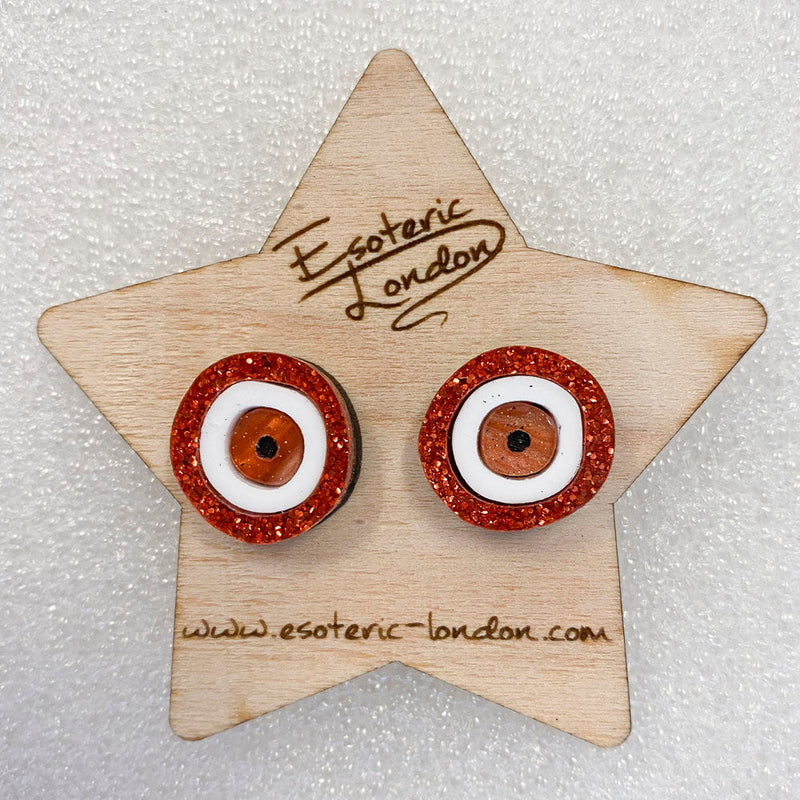 Evil Eye Stud Earrings