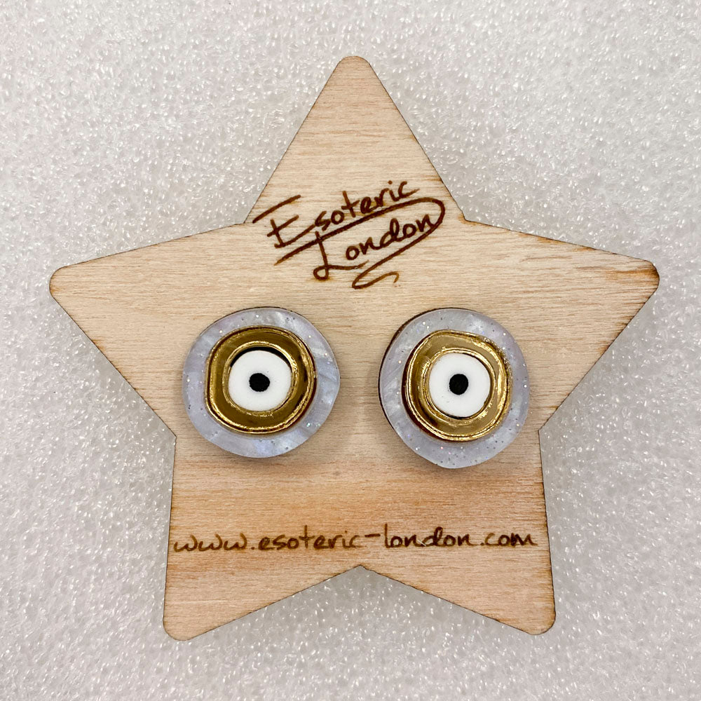 Evil Eye Stud Earrings