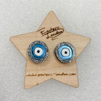 Evil Eye Stud Earrings