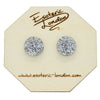 Large Glitter Dot Stud Earrings