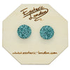 Large Glitter Dot Stud Earrings