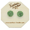 Large Glitter Dot Stud Earrings