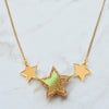 Iridescent & Glitter Star Princess Necklace