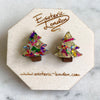 Colour Pop Confetti Tree Studs