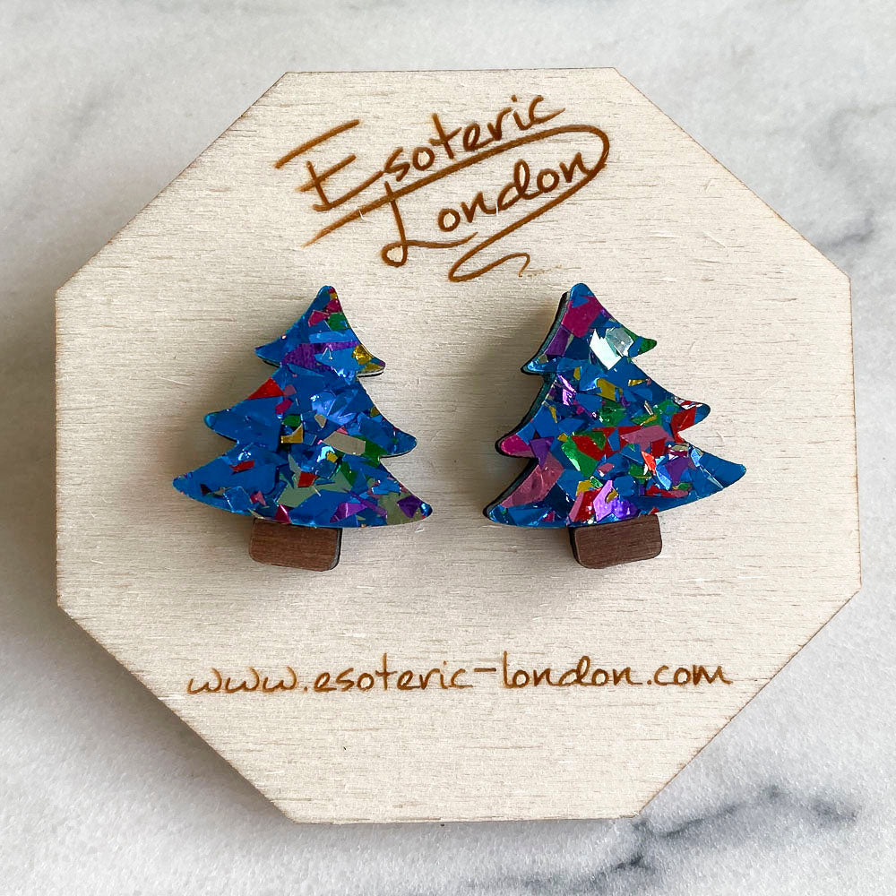 Colour Pop Confetti Tree Studs