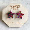 Colour Pop Confetti Star Studs