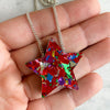 Colour Pop Confetti Star Necklace