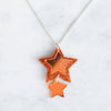 Iridescent & Glitter Star Pendant