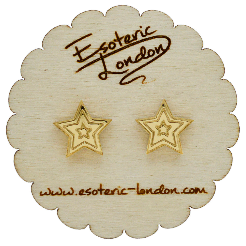 Little Mirror Stars Stud Earrings