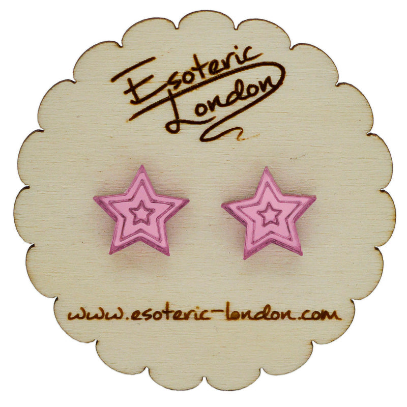 Little Mirror Stars Stud Earrings