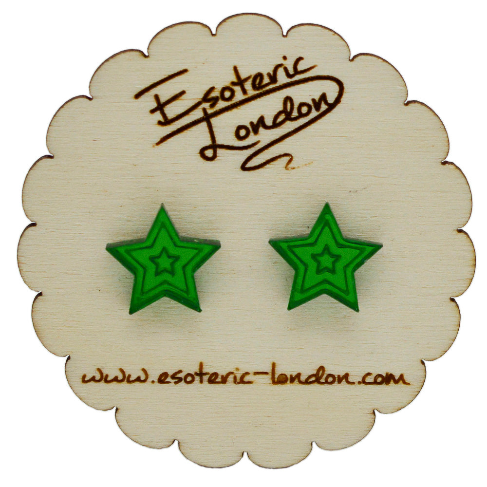 Little Mirror Stars Stud Earrings