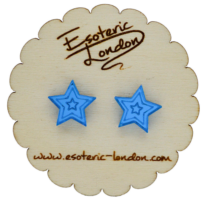 Little Mirror Stars Stud Earrings