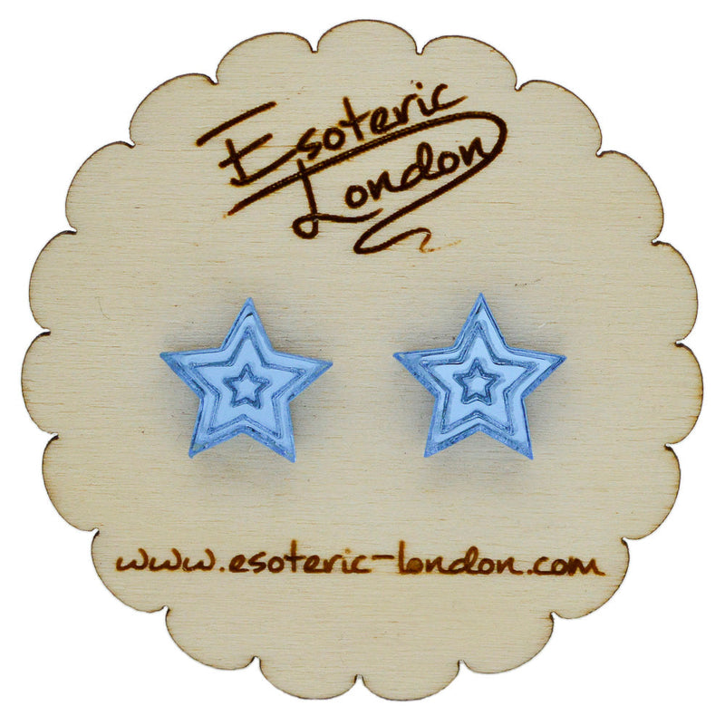 Little Mirror Stars Stud Earrings