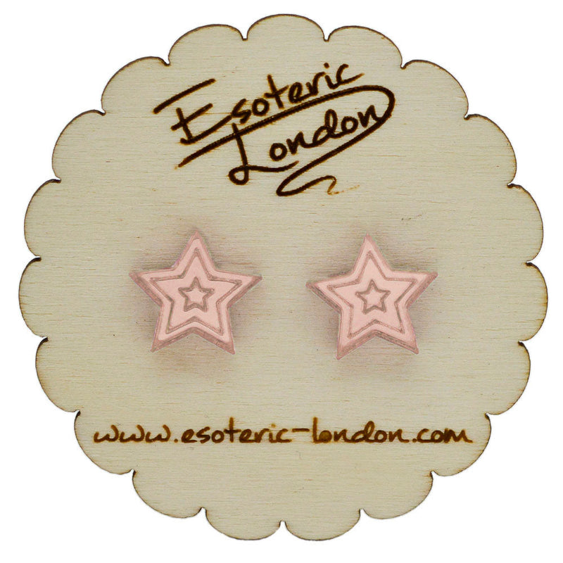 Little Mirror Stars Stud Earrings