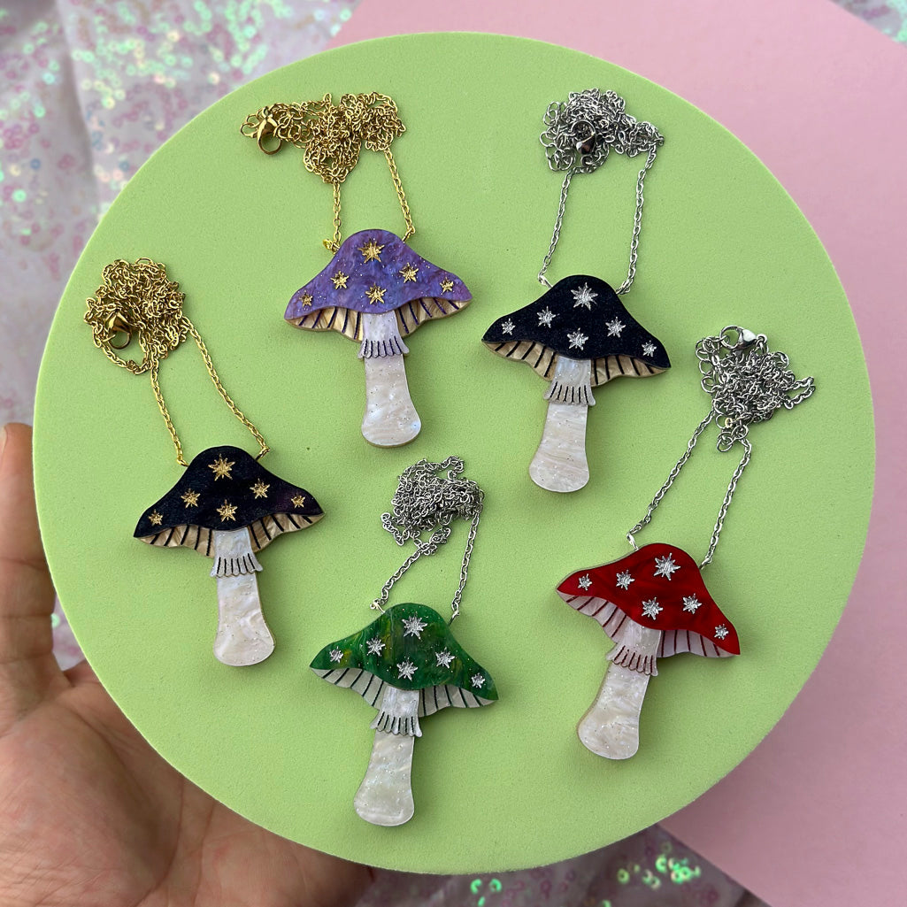 Toadstool Necklace