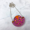 Wild Animal Print Round Pendant Necklace