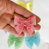 Gingham Bow Hairclip - Small