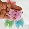 Gingham Bow Brooch small