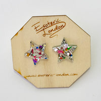 Colour Pop Confetti Star Studs