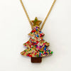 Colour Pop Confetti Christmas Tree Necklace