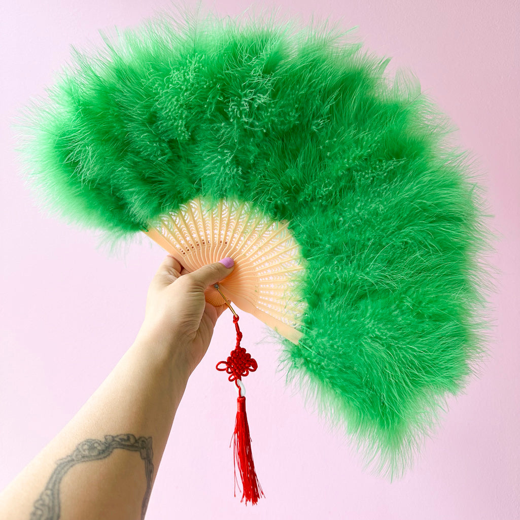 Feather Small Hand Fan