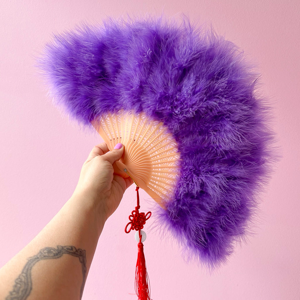 Feather Small Hand Fan