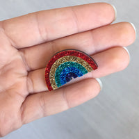 Rainbow Brooches/ Pins