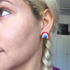 Rainbow Stud Earrings