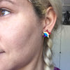 Rainbow Star Stud Earrings