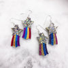 Star Rainbow Dangle Earrings