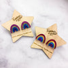 Rainbow Stud Earrings