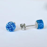 Mini Glitter Dot Stud Earrings