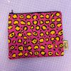 Zip Up Bag - Pink Leopard Print