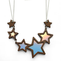 Iridescent Shooting Star Necklace